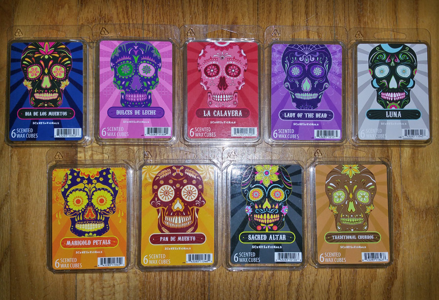 ScentSationals Day of the Dead Fall 2019 Wax Melt Reviews