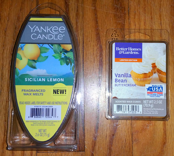 Yankee Candle Wax Melts Packaging